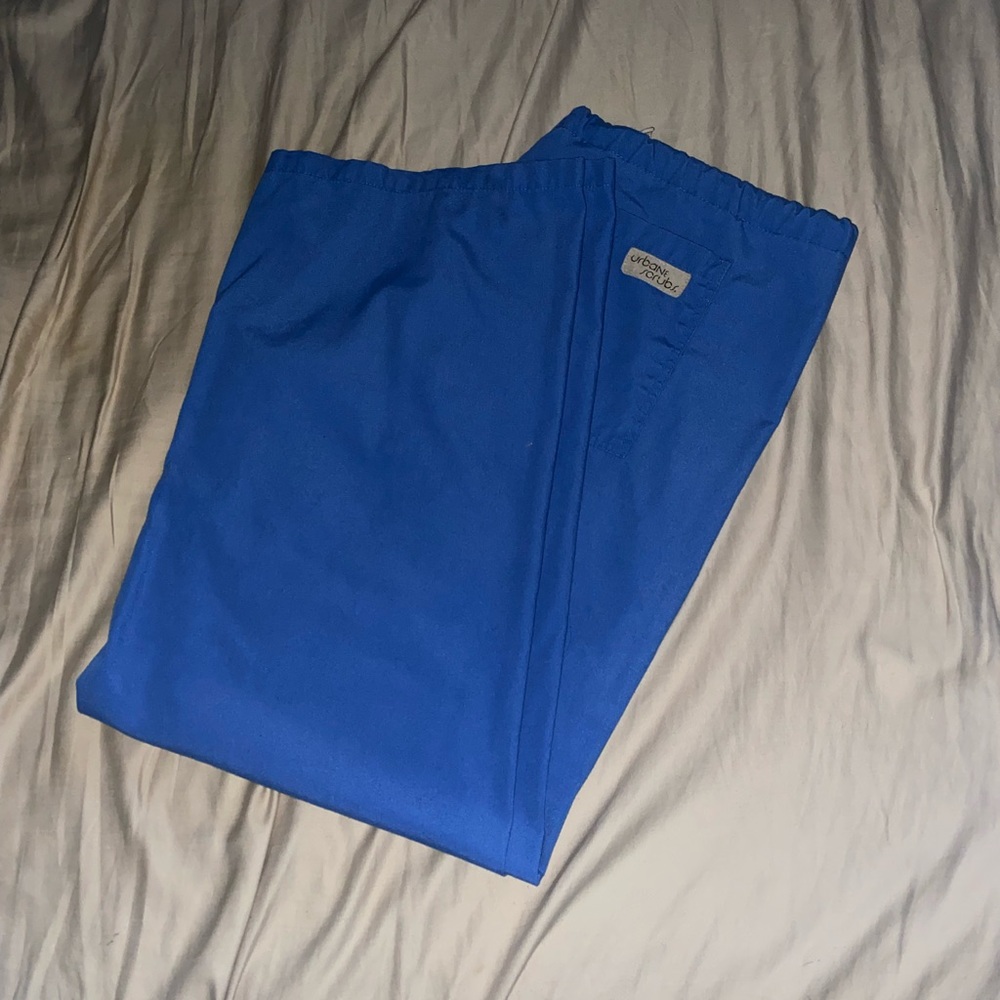 Royal blue urbane scrubs pants
